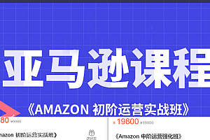 力向商学院:亚马逊Amazon初阶运营实战班+Amazon中阶运营强化班价值29780元