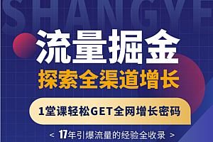 张琦:流量掘金探索全渠道增长价值365元