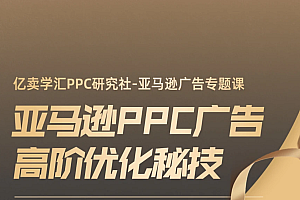 汉堡老师亚马逊PPC广告全阶系统专题课价值3999元