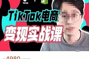 TikTok电商学长Ethan·TikTok电商变现实战课，TikTok运营+Shopify独立站运营+TikTok广告投放