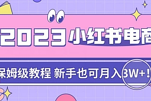 阿本小红书电商陪跑营4.0,带大家从0到1把小红书做起来