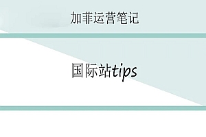 国际站加菲运营笔记