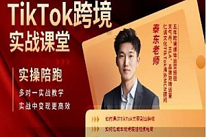 泰东老师TikTok全域运营课